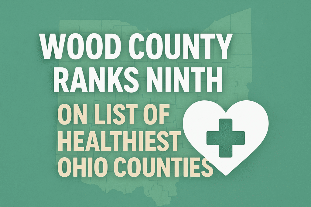 Wood County ranked 9th healthiest county in Ohio