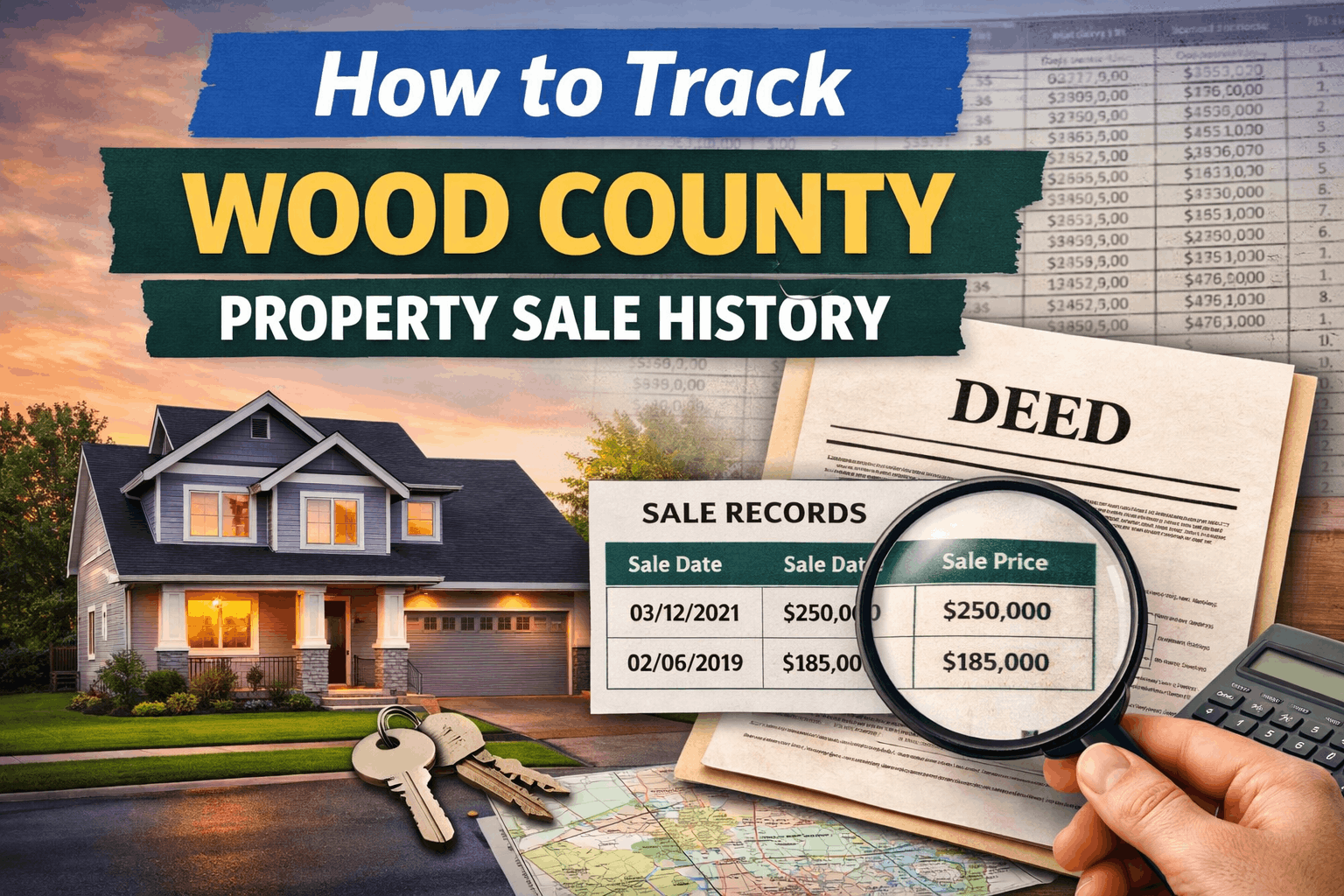 How to Track wood County Property Sale History