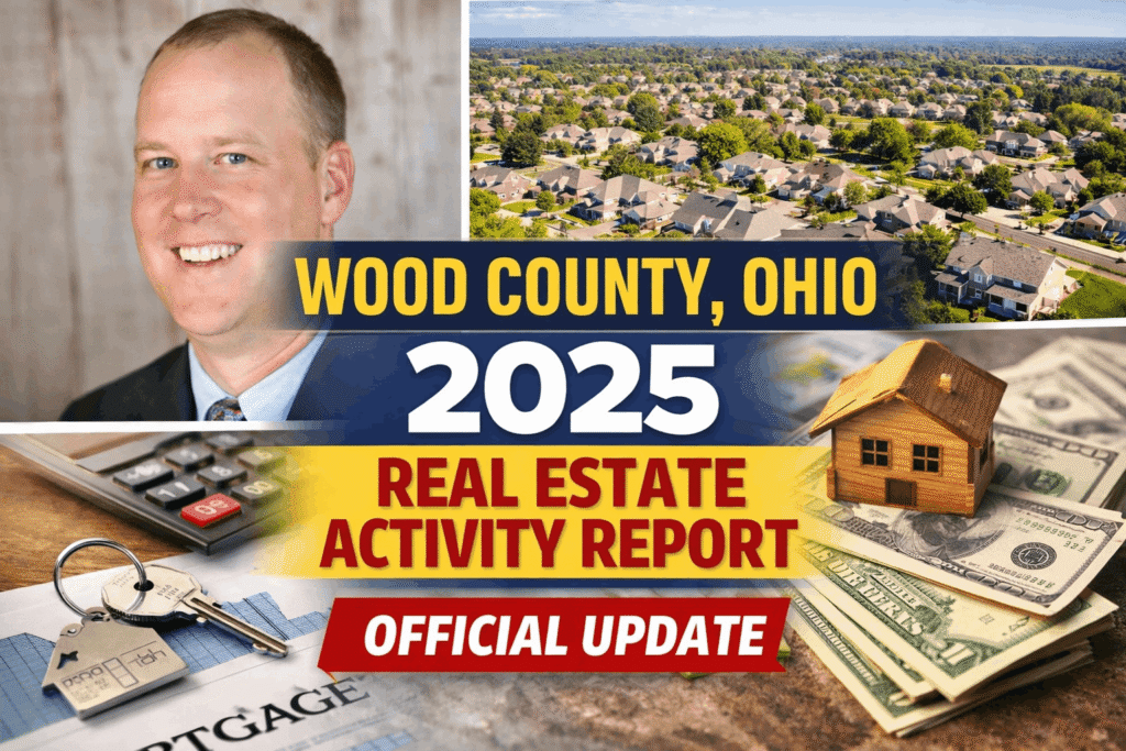 Wood County, Ohio Recorder Connor Rose 2025 real estate activity report.
