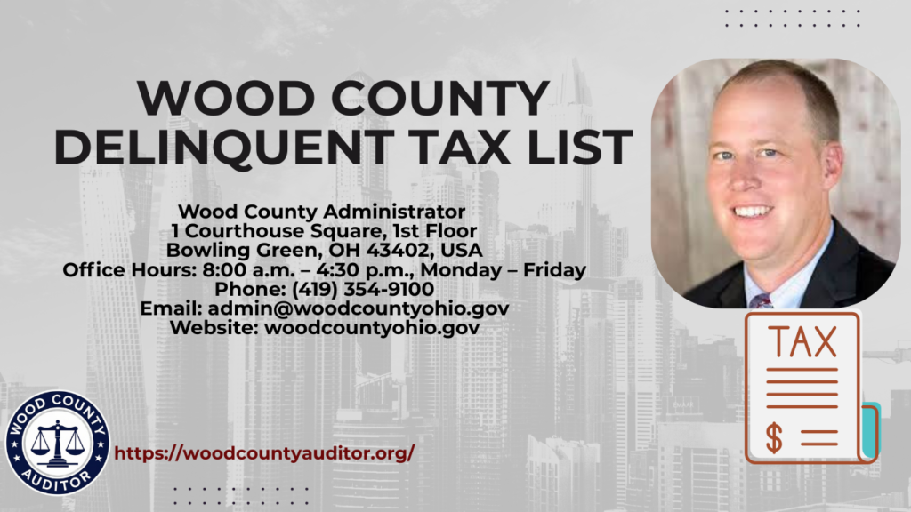 Wood County delinquent tax list property records