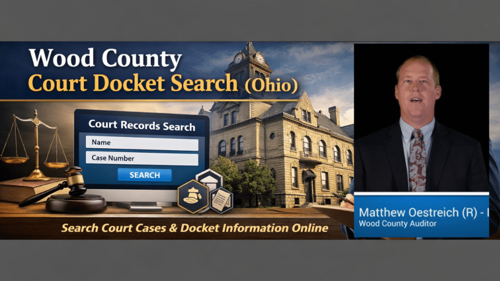 Wood County Court docket search Ohio online